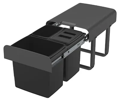 Zdjęcie produktu dla Ekotech EKKO.33 kosz 2x7 + 15 l zpokrywą