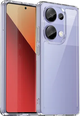 Obrázek produktu pro Pouzdro pro Xiaomi Redmi Note 13 Pro 4G průhledné, nárazuvzdorné TPU silikonové ochranné pouzdro Průhledný