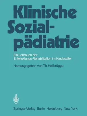 Produktbild von Klinische Sozialpädiatrie