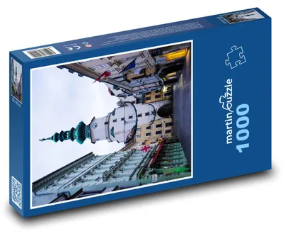 Zdjęcie produktu dla Puzzle 1000 Historyczne centrum Bratysławy - martinpuzzle