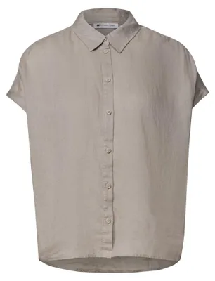 Produktbild von SOL_Shirtcollarblouse w droppe 17278 timeless beige Größe 36
