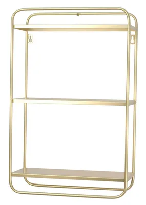 Produktbild von Badregal / Wandbord Goldfarben