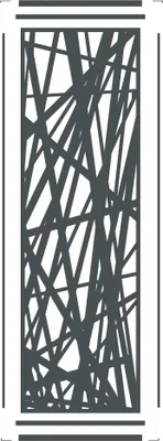 Produktbild von Fiberdeck BOSTON Dekogitter Hera vertikal 1820x580x2 mm RAL7016