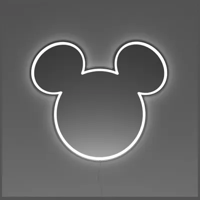 Zdjęcie produktu dla Neon Yellowpop Disney Mickey Mirror Srebrny