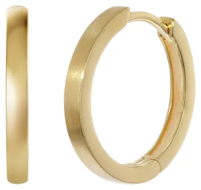 Produktbild von trendor 21694 Ohrringe Klapp-Creolen Gold 333/8K 16x2 mm