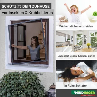Produktbild von Fliegengitter Rahmenfenster Click & Protect