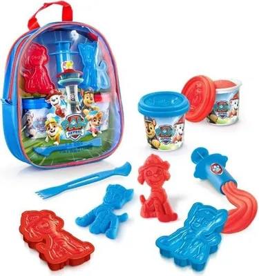 Produktbild von CANAL TOYS Pat Patrouille Rucksack mit Modelliermasse und Zubehör - Kreativset
