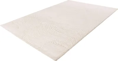 Produktbild von Pierre Cardin Nancy Lalee modernes Design Vloerkleed 120x170 cm in Ivoor Weiß mit Wellenmuster