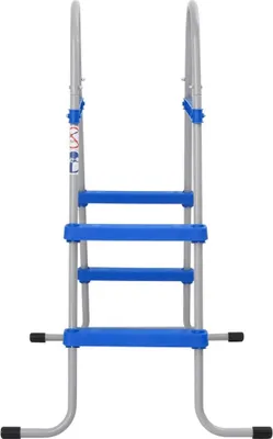 Obrázok produktu pre vidaXL Bazénový rebrík pre nadzemné bazény 84 cm z ocele a plastu