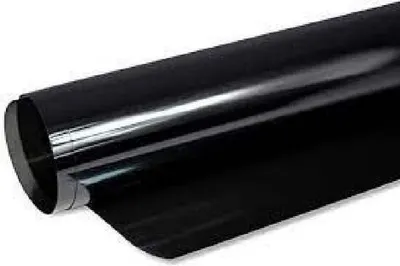 Image de Film de fenêtre Multi-Fix occultant - Adhésif - Statique - Sans Keber - 99% Protection UV - Noir - 45x200cm