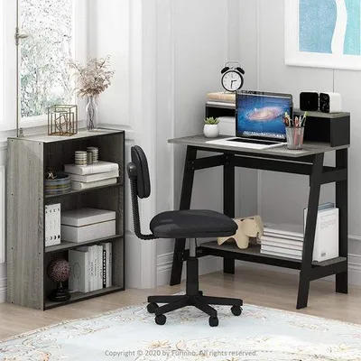 Immagine prodotto di Tavolo per laptop Famanu, dal design semplice - 45,5 x 80,3 x 90,2 cm