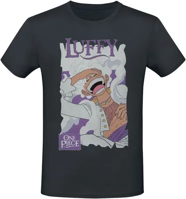 Produktbild von One Piece T-Shirt Herren Ruffy - Smile schwarz XL