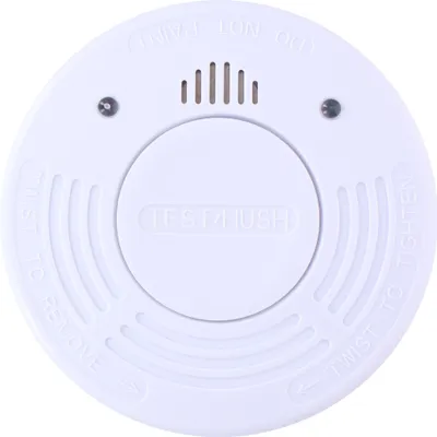 Produktbild von Grundig Optischer Rauchmelder, Feueralarm - 10 Jahre Batterie, Pause & Anzeige - Weiß