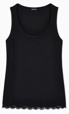 Produktbild von Emporio Armani Damen Tank Unterhemd, Schwarz, XS