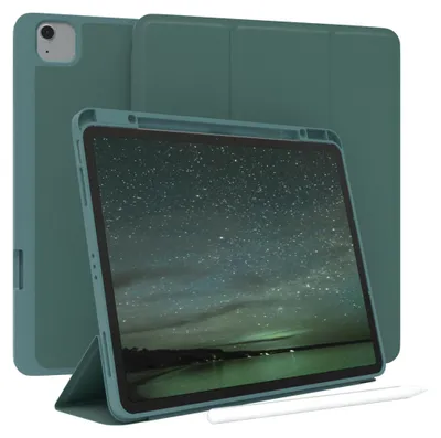 Produktbild von EAZY CASE Smartcase mit Stifthalter für Apple iPad Air 13 (2024) Hülle mit Stifthalterung, Tablet Cover aufstellbar  13 Zoll in Grün