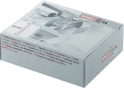 Produktbild von Novus Heftklammern 23/24 SUPER 1.000 Stück, Schenkellänge 24 mm