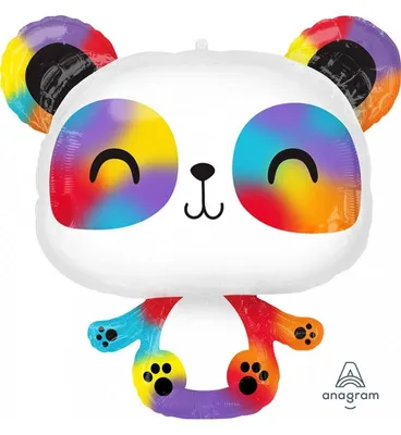 Produktbild von Amscan 4121875, Spielzeugballon, Folie, Panda