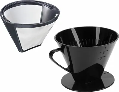 Produktbild von Westmark Set 2tlg. Dauerfilter Kaffee + Kaffeefilter Four Gr.4,1 x 24432260 Dauerfilter Kaffee, Gr. 4,1 x 24442261 Kaffeefilter Four, 244322E7