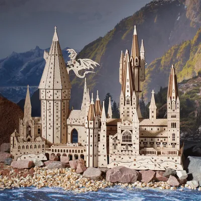 Produktbild von Schloss Hogwarts Harry Potter aus Holz