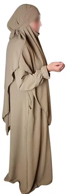 Productafbeelding van Elegant abaya-set met khimar voor dames
