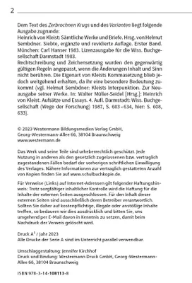 Image de Der zerbrochne Krug (inkl. Variant) - Neubearbeitung Gymnasiale Oberstufe. EinFach Deutsch Textausgaben