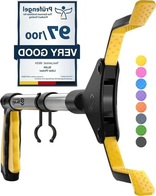 Obrázek produktu pro 32palcová teleskopická škrabka z kovu, snadno ovladatelná a ergonomická