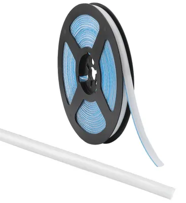 Imagen del producto de Cinta de sellado autoadhesiva de PVC, impermeable, de 3 metros de largo y 8 mm de ancho, para cocina y baño