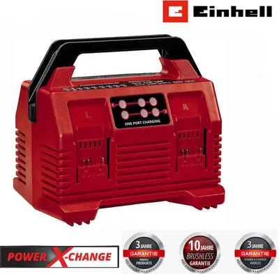 Produktbild von Einhell Original Ladegerät Power X-Quattrocharger 4A 18V, Laden von 2x2 Akkus,6-fache LED-Zustandsanzeige
