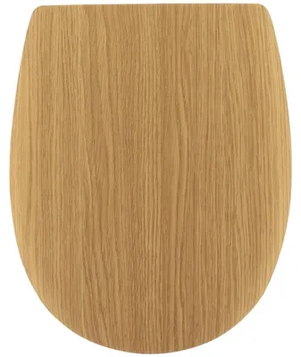 Produktbild von TENDANCE | Toilettensitz - WC-Sitz - Toilettendeckel - braun - 44 x 35 cm - aus Holz - WC-Brille - Dekorativ - Badezimmerzubehör - modern