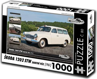Obrázok produktu pre Puzzle č. 80 - ŠKODA 1202 STW Ambulancia (1961) 1000 dielikov