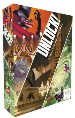 Imagen del producto de Unlock! Timeless Adventures (Edición inglesa) – Juego de mesa – Space Cowboys – 1-6 jugadores – 10+