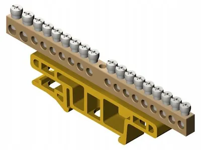 Productafbeelding van Verbindingsblok LZ-18/N, 18-voudig, artikelnummer 0922-01, merk ELEKTRO-PLAST