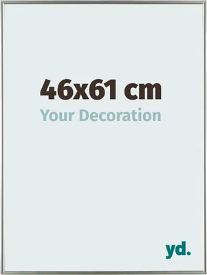 A plain background with text indicating product size and a tagline.