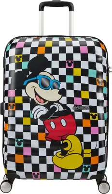 Produktbild von American Tourister Wavebreaker Disney Spinner 67 / 24 Disney Trolley Mickey Check