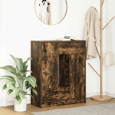 Obrázek produktu pro vidaXL Příborník se zásuvkami a dvířky kouřový dub 73x31x90 cm