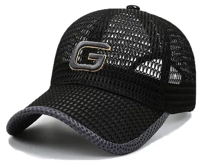 Produktbild von Baseball Cap Mesh Sommer Herren Damen Einheitsgröße Schwarz