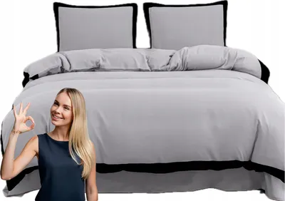 Produktbild von JadorDecor Bettwäsche-Set 160x200 cm Mikrofaser mit Paspel