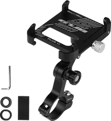Zdjęcie produktu dla Aluminiowy uchwyt rowerowy, obracany o 360 stopni, regulowany, antypoślizgowy uchwyt na kierownicę do roweru, uchwyt na telefon, stojak do rowerów MTB, szosowych i motocykli