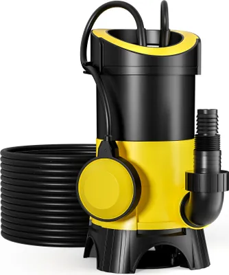 Zdjęcie produktu dla Pompa do ścieków 7 500 l/h, 400 W, maks. wysokość tłoczenia 5 m, ciała obce do Ø 35 mm