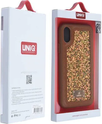 Produktbild von Backcover for iPhone X - Brown (8719273284704)