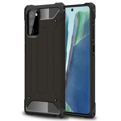 Produktbild von Techsuit Hybrid Armor Back Cover Hülle für Samsung Galaxy Note 20 - Schwarz