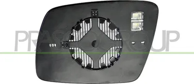 Produktbild von PRASCO Spiegelglas Außenspiegel Rechts für FIAT Freemont (345) Beheizbar Konvex FT8157513