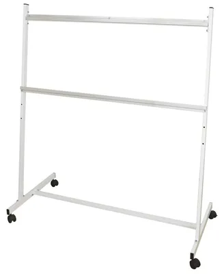Produktbild von Tafelständer für Kartentafel BxH 1340xH1500xT670mm weiß fahrbar