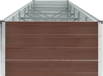 Obrázek produktu pro vidaXL Zahradní zvýšený záhon z pozinkované oceli 480x80x45 cm hnědý