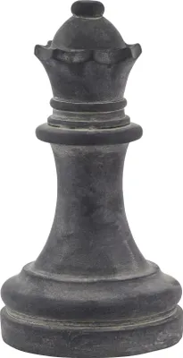 Produktbild von Hill Interiors - Dekoration "Amalfi", Königin Schachfigur HI5022 (Einheitsgröße) (Grau)