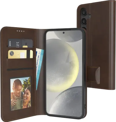 Produktbild von EAZY CASE Business Hülle für Samsung Galaxy S24 klappbar, Premium Kunstleder Handyhülle mit Kartenfach