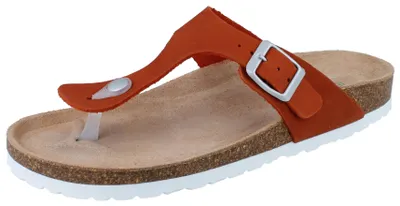 Produktbild von NATURAL SENSE Damen Zehentrenner orange Leder - Größe: 40