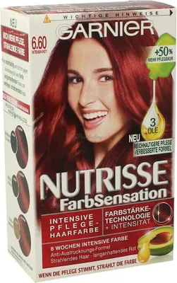 Produktbild von Garnier Nutrisse Cremehaarfarbe 6.60 Intensiv - Rot