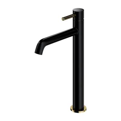 Immagine prodotto di Omnires Y Y1212BLGL Rubinetto alto per lavabo, nero-oro
