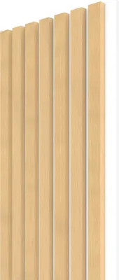 Obrázok produktu pre Akustický panel WALL CONCEPT Javor, biela plsť + MDF, 2750x285x21 mm, 0,78 m2